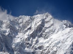 05B Kangchenjunga South, Centre And Main Peaks With Yalung Kang Behind From Rest Camp On Day 4 Of Kangchenjunga East Face Green Lake Trek Sikkim India