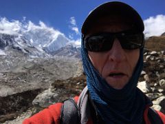 09A Jerome Ryan Arriving At Green Lake 4900m After Trekking For Over Four Hours From Yabuk Camp On Day 4 Of The Kangchenjunga East Face Green Lake Trek Sikkim India