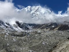 06A Kangchenjunga East Face Above Zemu Glacier From An Hour Past Green Lake On Day 5 Of The Kangchenjunga East Face Green Lake Trek Sikkim India