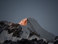 06C Sunrise On Little Siniolchu Close Up From Green Lake On Day 6 Of The Kangchenjunga East Face Green Lake Trek Sikkim India