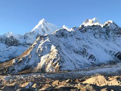 12A Siniolchu And Little Siniolchu Above The Zemu Glacier After Sunrise From Green Lake On Day 6 Of The Kangchenjunga East Face Green Lake Trek Sikkim India