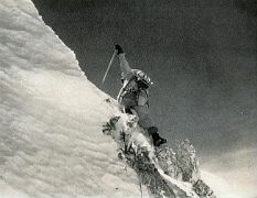 01C The Hard Years Joe Brown - Kangchenjunga First Ascent - George Band Reaching Summit Ridge On May 25, 1955