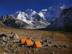 12B Climbing The Worlds 14 Highest Mountains - Kangchenjunga Northwest Face Above Pangpema