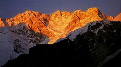 12C Climbing The Worlds 14 Highest Mountains - Kangchenjunga Southwest Face At Sunset