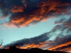 03A Fiery Red Sunrise From Machame Camp On Day 2 Of The Machame Route Climbing Mount Kilimanjaro Kili October 2000