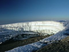 08A The Large Glacier Near The Summit Of Mount Kilimanjaro Kili October 11, 2000