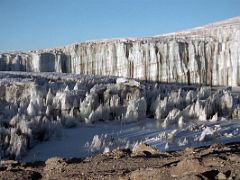 09B Descending Past The Large Glacier Near The Summit Of Mount Kilimanjaro Kili October 11, 2000