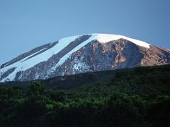 07B Mount Kilimanjaro Kili At Sunrise From Mweka Camp On The Descent From The Summit October 12, 2000