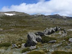 05A View Of The Trail Ahead From Kosciusko Lookout On The Mount Kosciuszko Australia Hike