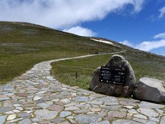 08B Rawsons Pass 2100M Is The Junction Of The Trail To The Mount Kosciuszko Summit On The Mount Kosciuszko Australia Hike