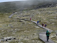 07A The Trail Contours Up Toward Rawsons Pass From Cootapatamba Lookout On The Mount Kosciuszko Australia Hike