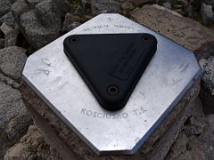 04B The Plaque On Top Of The Mount Kosciuszko Summit 2228M Marker From The NSW Trig Station On The Mount Kosciuszko Australia Hike