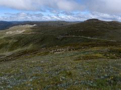 07C View To Rawsons Pass Below Etheridge Ridge With Mount Kosciuszko Summit Walking Track And Trail To Charlottes Pass On The Mount Kosciuszko Australia Hike