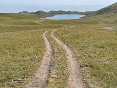 05A The trail is easy as it approaches Tulpar Lake from Ak-Sai Travel Lenin Peak Base Camp 3600m