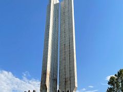 14A Monument to commemorate the Russian Soviet friendship with the nations they conquered and made part of the USSR Bishkek Kyrgyzstan