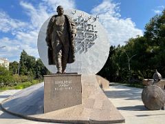 18A Monument to 18C Bishkek Baatyr who headed the national liberation movement against the enemy tribes of the Kyrgyz people Bishkek Kyrgyzstan