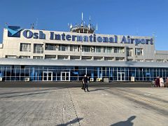 01C Arriving at Osh International Airport Osh Kyrgyzstan on our way to Lenin Peak Base Camp