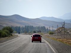 04A Driving on the Pamir Highway from Osh Kyrgyzstan toward Chirchik Pass on the way to Lenin Peak Base Camp