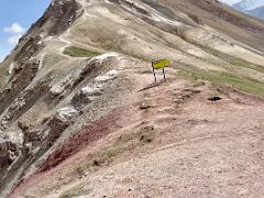 08A Arriving at Travellers Puteshestvennikov Pass 4133m on the way to Ak-Sai Travel Lenin Peak Camp 1 4400m