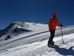 08A Climbing at about 6850m with the Lenin Peak summit 7134m just to my left