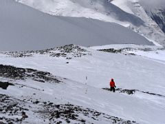 10A Climbing ridge after ridge and frustratingly still not seeing the summit on the way to Lenin Peak summit 7134m