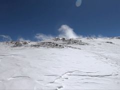 10B Two climbers in the centre ascending yet another ridge on the way to Lenin Peak summit 7134m