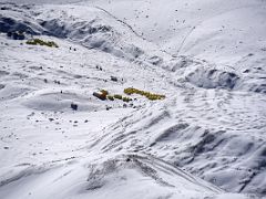 08G Ak-Sai Travel Lenin Peak Camp 1 4400m from Yuhin Peak summit 5100m