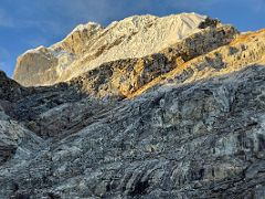 07A Lobuche Peak close up at sunset from Lobuche East Base Camp 5170m