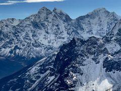 05B Mera Peak, Kangtega, Thamserku from Lobuche East High Camp 5600m