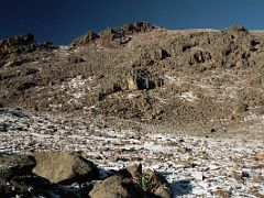 09C Looking Back At Point Lenana On the Descent Toward Chogoria On The Mount Kenya Trek October 2000