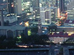 14B Holy Family Minor Basilica And Nairobi City Hall Close Up After Sunset From Kenyatta Centre Observation Deck In Nairobi Kenya In October 2000