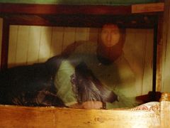 05B Jerome Ryan Sleeping In A Bunk Bed At Shipton Camp On The Mount Kenya Trek October 2000