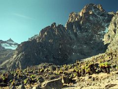 01C Point Lenana and Mount Kenya On The Trek From Shipton Camp To Hausburg Col On The Mount Kenya Trek October 2000