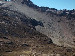 05D My Guide Leads The Trail As It Descends Near Emerald Tarn Before It Climbs Again On The Mount Kenya Trek October 2000