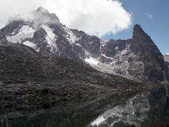 08C Mount Kenya And Point John From Hut Tarn On The Mount Kenya Trek October 2000