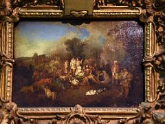 1709-10 Bivouac- Jean-Antoine Watteau - Pushkin Museum Moscow Russia