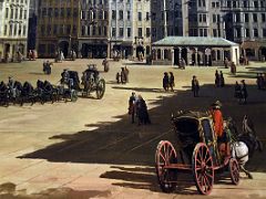 1749-52 View of the old market in Dresden detail 2 - Bernardo Bellotto - Pushkin Museum Moscow Russia
