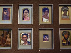 1-2C Fayum mummy portraits from Hellenistic and Roman Egypt Coptic Art - Pushkin Museum Moscow Russia