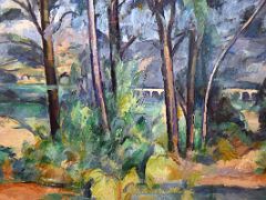 1885-87 The Aqueduct detail - Paul Cezanne - Pushkin Museum Moscow Russia