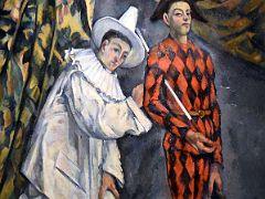 1888 Pierrot and Harlequin - Paul Cezanne - Pushkin Museum Moscow Russia