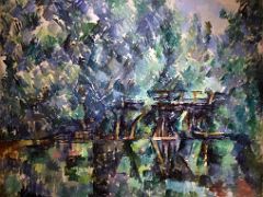 1898 Bridge over the Pond - Paul Cezanne - Pushkin Museum Moscow Russia