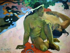 1892 Aha Oe Feii (What - Are You Jealous) - Paul Gauguin Pushkin Museum Moscow Russia