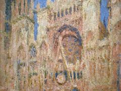 1894 Rouen Cathedral in the evening - Claude Monet - Pushkin Museum Moscow Russia