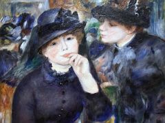 1880-82 Young Girls in black (Young Women in Black) - Pierre-Auguste Renoir - Pushkin Museum Moscow Russia