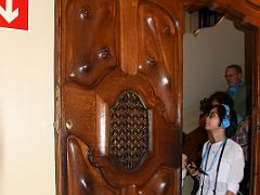 12C Decorative Carved Wooden Door Casa Batllo Gaudi Barcelona Spain