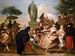 10A 1756 The Minuet - Tiepolo - Museu Nacional Art de Catalunya Barcelona Spain