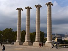 01B The Four Ionic Columns were created by Josep Puig i Cadafalch in 1919 Museu Nacional d Art de Catalunya Barcelona Spain