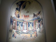 01A 1090-1120 Apse of Santa Maria, Aneu - Circle of the Master of Pedret - explains the hope of the coming of the Messiah - Museu Nacional Art de Catalunya Barcelona Spain