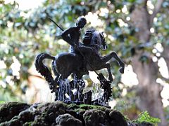 09B The cloister has a mid-15C fountain where the traditional ou com balla (the dancing egg) takes place each year Barcelona Cathedral Spain