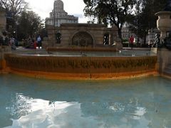 05 The Six Putti (Cherubs) bronze and stone fountain created by Jaume Otero in 1926 in Placa Catalunya Barcelona Spain